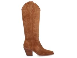 Botas de Mulher ALPE Botta Alta Calcanhar Castanho (41)