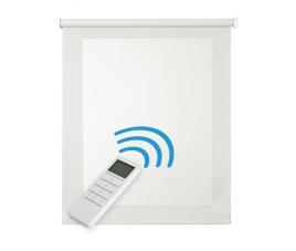  - Estore de rolo screen motorizados com remoto tecido técnico