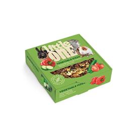 Mealberry Littleone Treat Toy Pizza Vegetales 55g Snack For Rodents 6 Units Verde