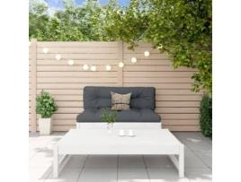 Conjunto 2 Lounge de Jardim Madeira de Pinho Maciça Branco VIDAXL