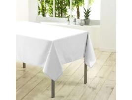 Toalha de Mesa Retangular Lisa 300 Cm Essentiel Branco DOUCEUR D'INTERIEUR