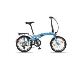 Bicicleta Dobrável PACTO Three Azul 6 Marchas Shimano Freios de Aro