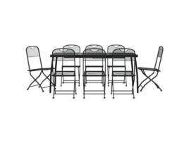 Conjunto 9 de jantar para jardim VIDA XL rede de metal antracite
