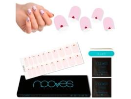 NOOVES Nails Folhas de Unhas de Gel Semicuradasl'Amourrosa