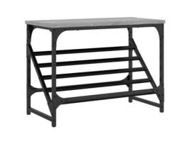 Sapateira VIDA XL derivados de madeira cinzento sonoma (60x30x45 cm)