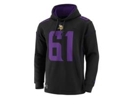 Sweatshirt de Homem FANATICS Miami Vikings Franchise Sintetico Preto (M)