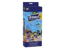 Pintar com Diamantes CRAFT ID com Moldura 30X40Cm Peixes Do Oceano Cr2094-23Ge1