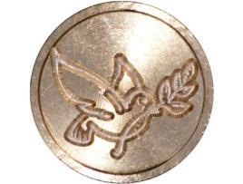 Sinete TORREJANO Símbolo Pomba Da Paz 72 (com Cabo de Madeira)