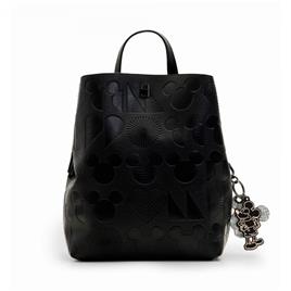 Desigual Mochila M Mickey Mouse, Negro - Ref.