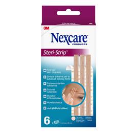 Pensos de Suturas 75 mm x 6 mm Steri Strips Nexcare 6 un