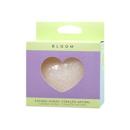 Esponja de Konjace em Coração Natural Bloom Beauty