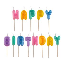Velas Happy Birthday Bold