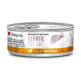 Hepatic Alimento Húmido para Gatos Adultos, com Peru 85 gr Disugual