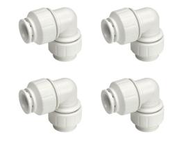 Cotovelo Igual John Guest JG SPEEDFIT 4x de 22 mm