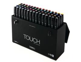 Maletín Con 60 Rotuladores Twin Touch Set A SHINHAN