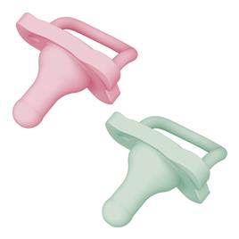 Pack Chuchas de Silicone +0M Rosa e Verde Dr. Brown's
