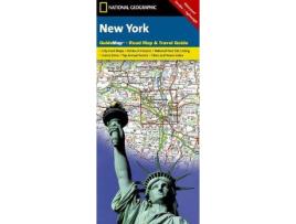 Livro new york de national geographic maps (inglês)