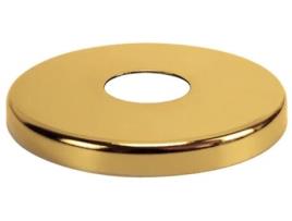 26mm 3/4 Polegadas BSP Tampa de Tubo para Válvula de Aço Cor Dourada - 8mm de Altura