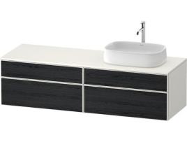Unidade de Vaidade Da Consola DURAVIT Zencha 1600X550Mm 2 Extensões 2 Gavetas 1 Direito Recortado Ze4824