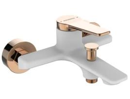 Torneira de Lavatório KUCHINOX Eleganteacabamento Branco/Cromado , Misturadorapé