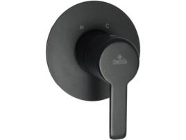 Torneira de Duche DEANTE Embutida para Casa de Banho com Alavanca Única e Acabamento em Latão Galvanizado Preto Mate