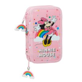 Estojo  Rainbow Cor de Rosa (28 pcs)