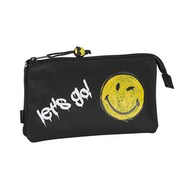 Estojo Triplo Smiley World Graffiti