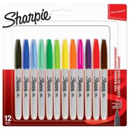 Sharpie Marcadores Permanentes F 12 Unidades One Size Multicolor