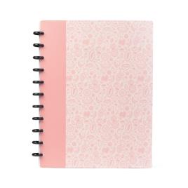 M by Staples ARC Caderno Inteligente Fruits, A4, 60 Folhas, Capa em Polipropileno, Rosa