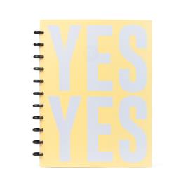 M by Staples ARC Caderno Inteligente Yes, A4, 60 Folhas, Capa em Polipropileno, Amarelo