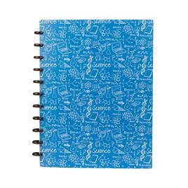 M by Staples ARC Caderno Inteligente Science, A4, 60 Folhas, Capa em Polipropileno, Azul