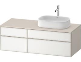 Unidade de Vaidade Da Consola DURAVIT Zencha 1300X550Mm 2 Extensões 2 Gavetas 1 Direito Recortado Ze48270