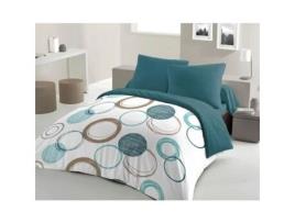 Capa nórdica HOME LINGE PASSION Verde Círculos 240 x 260 cm