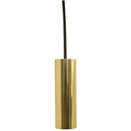 Energeeks Metal Shiny Gold Smooth Cable Black Design Ceiling Light Dourado