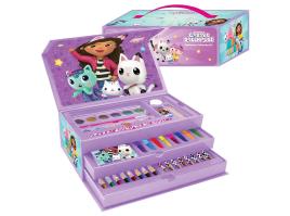 Conjunto Criativo Gabby - Conjunto Colorir De 52 Pcs 3 Niveis
