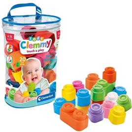 Clementoni Baby - Mochila Com 20 Blocos Clemmy