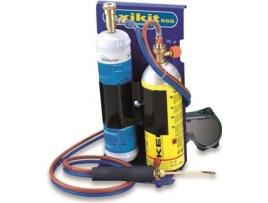 Tocha a Gás Bi Oxykit 3300C 110 Bar com 2 Pontas Kit Completo Brasagem e Soldagem KEMPER