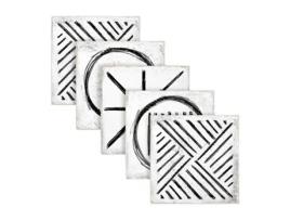 Azulejo Revestimento Cerâmico Decorativo Mate CERAGNI Inca Branco 15X15 Caixa com 44 Unidades 1 M2