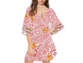 Vestido CABLECC Fyy Havaianocom Meia Poliéster Multicor (M)