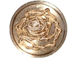 Sinete TORREJANO Símbolo Rosa 85 (com Cabo de Madeira)