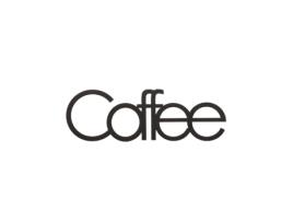 Decoração Metálica Coffee In Metal Preto 50X1,5X17 Cm EPIKASA