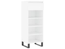 Sapateira VIDA XL derivados de madeira branco (40x36x105 cm)