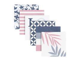 Azulejo Revestimento Cerâmico Decorativo Mate CERAGNI Love Desenho Azul 20X20 Caixa com 25 Unidades 1 M2