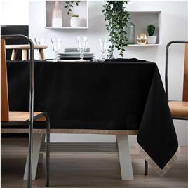 Toalha mesa LOVELY CASA DUO NOIR/LIN