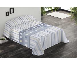 Colcha san marino cor azul