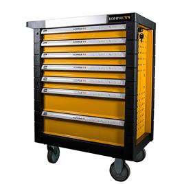 Kompak Lz02 173 Pieces 5 Drawers Tool Trolley Dourado