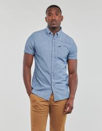Superdry  Camisas mangas curtas VINTAGE OXFORD S/S SHIRT  Azul Disponível em tamanho para homem. EU S,EU M,EU L,EU XL.Homem > Roupas > Camisas mangas curtas