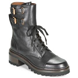 See by Chloé  Botins MALLORY  Preto Disponível em tamanho para senhora. 36,37,39,41.Mulher > Sapatos > Botins