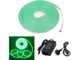 Tira Led NEON NEON Efeito Flexível e Impermeável Verde
