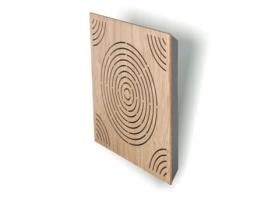 Circulo - Madeira Painel perfurado - Carvalho